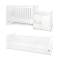 Bed MiniMAX NEW white Variant B /teen bed; baby bed&cupboard/ *The bed can be used by two children at the same time